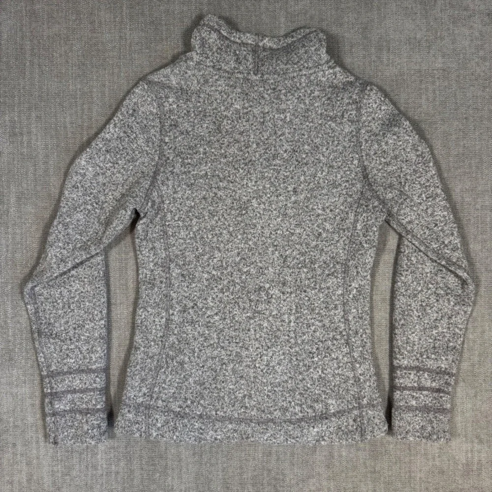 The North Face XS Fleece Jacket Gray Full‎ Zip High Loft Cozy